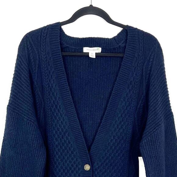 NWT Treasure & Bond Womens Cardigan Sweater Cable Knit Oversized Button M/L - Picture 6 of 11